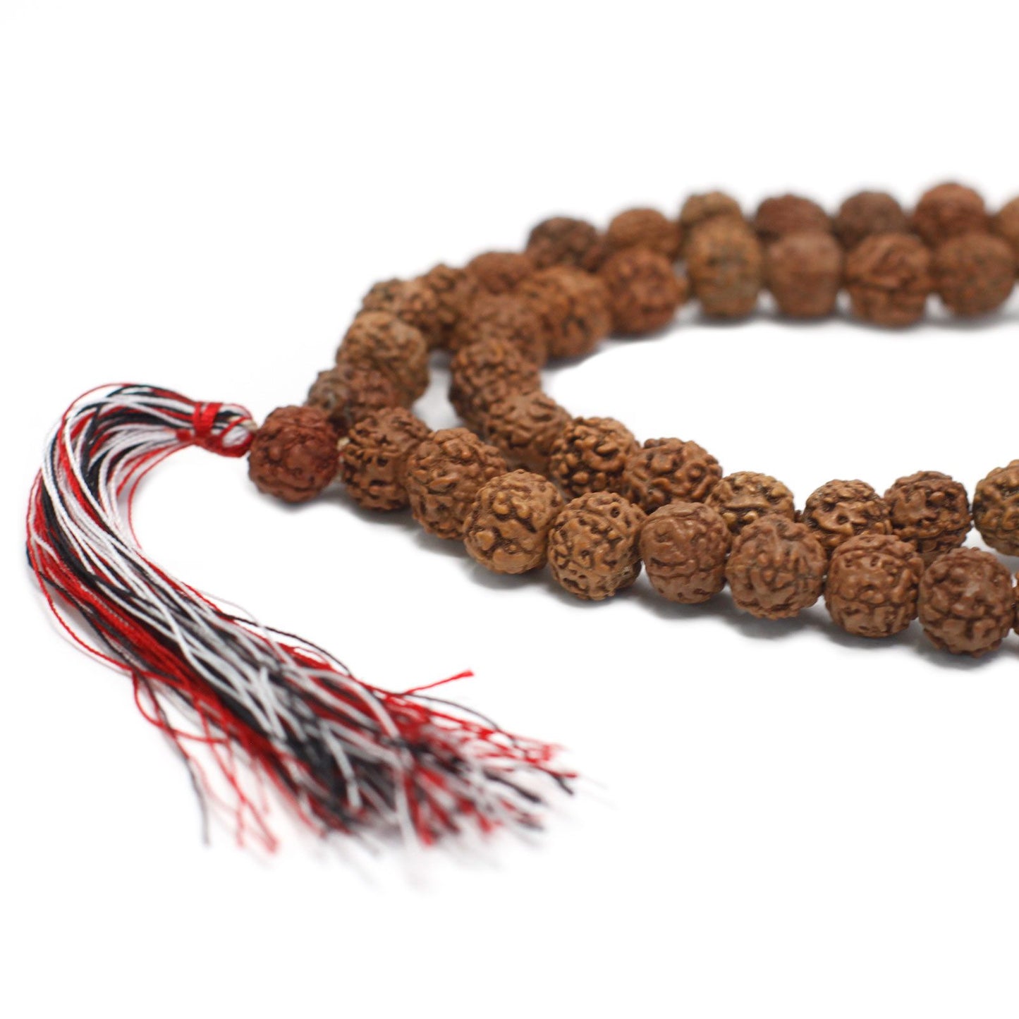 Mala-Kette mit 108 Rudraksha-Perlen – Handgefertigt für Meditation & Achtsamkeit