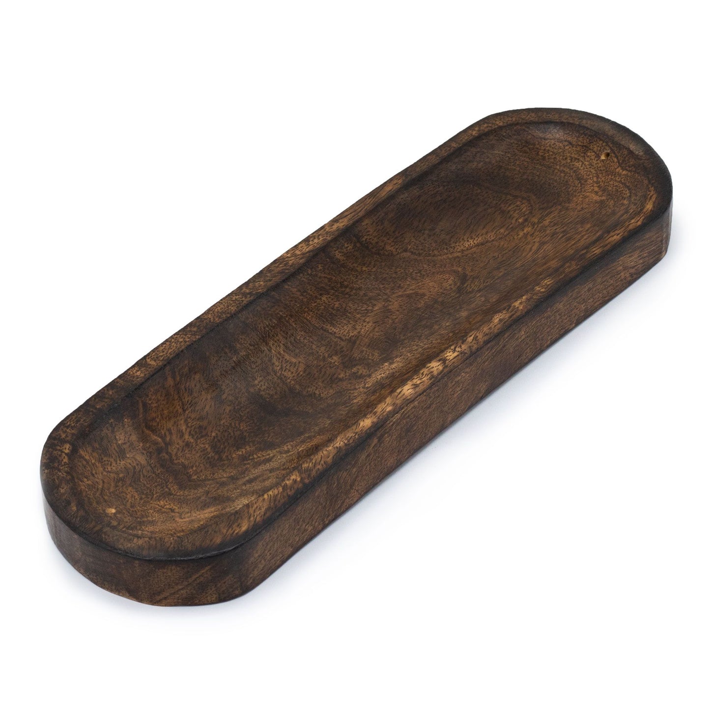 Räucherschale aus massivem Mangoholz | 30x10 cm | Handgefertigt