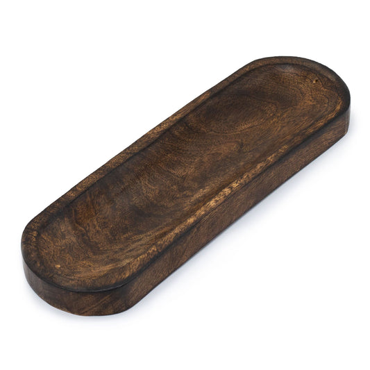 Räucherschale aus massivem Mangoholz | 30x10 cm | Handgefertigt
