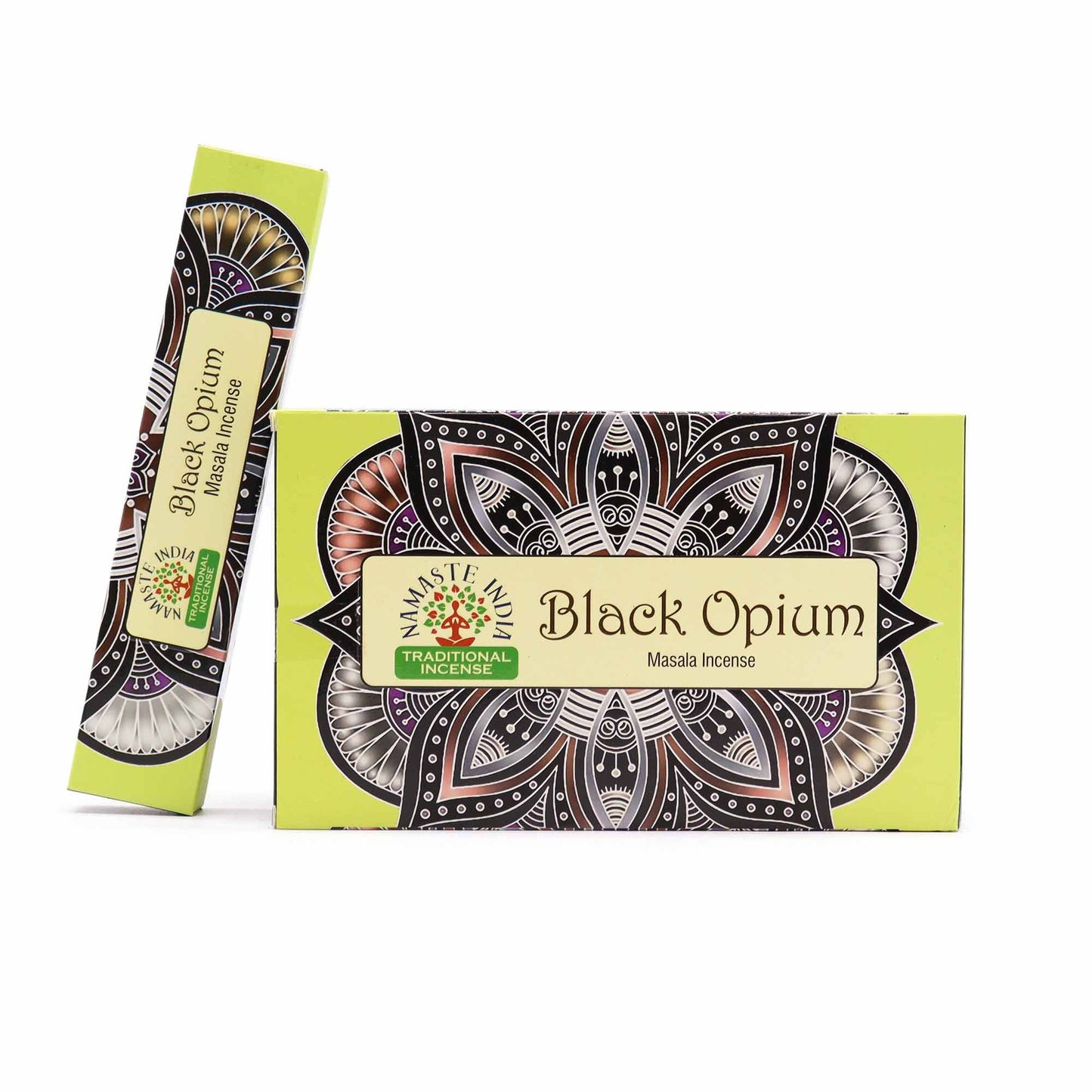Mandala Masala Räucherstäbchen - Mystischer Schwarzer Opium Duft