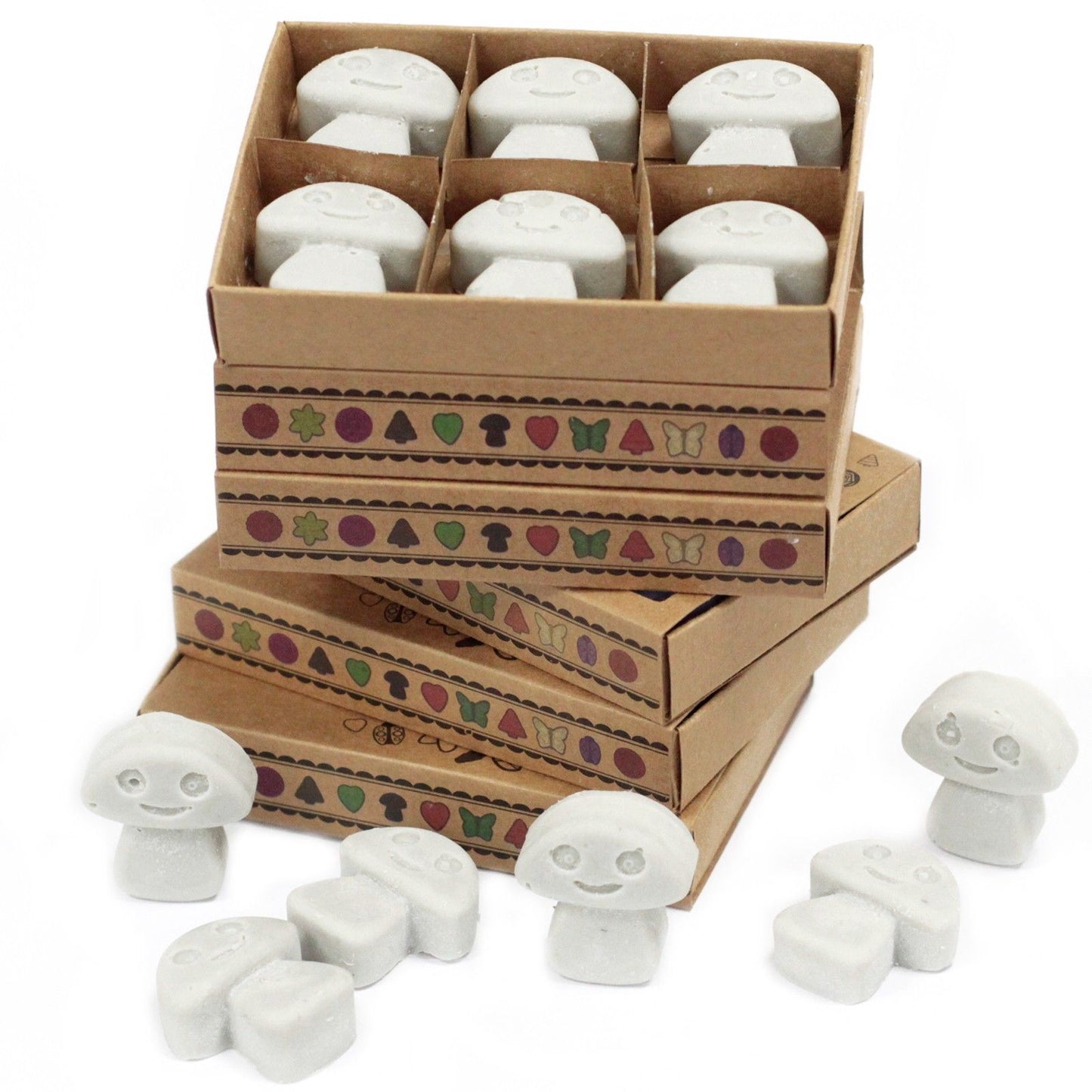 Duftwachs-Set 'Dunkles Patchouli' – 6 Stück im edlen Geschenkkarton