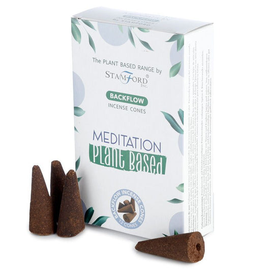 Meditations-Kegel für Rückfluss-Brenner - 12 Stück, pflanzlich
