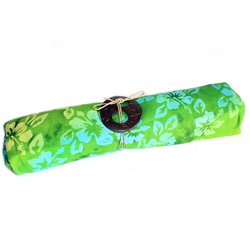 Bali Sarong-Set 'Orchidee' (4 Stück) – Handbemalt aus Rayon, 155x120 cm