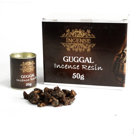 Guggul Räucherharz – 50g reines Naturharz im Metalldöschen