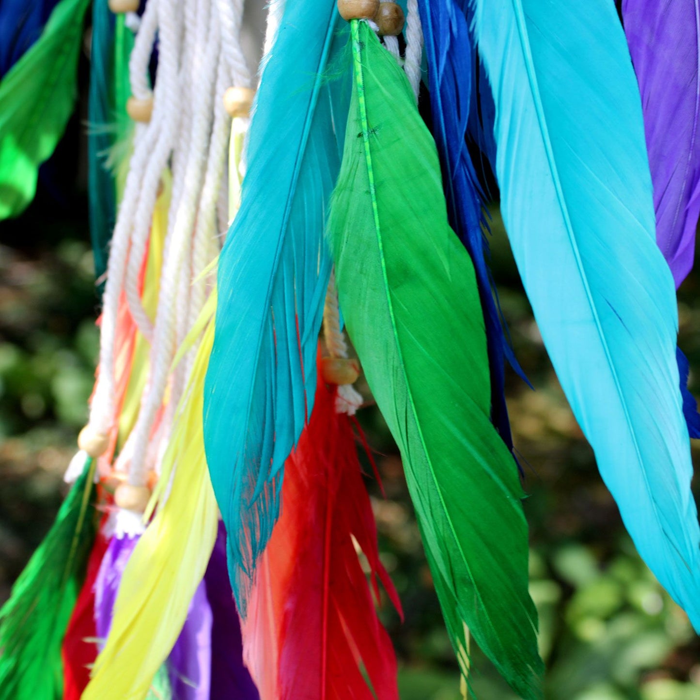 Traumfänger Pyramide Multi – Handgefertigter Wandschmuck aus Bali