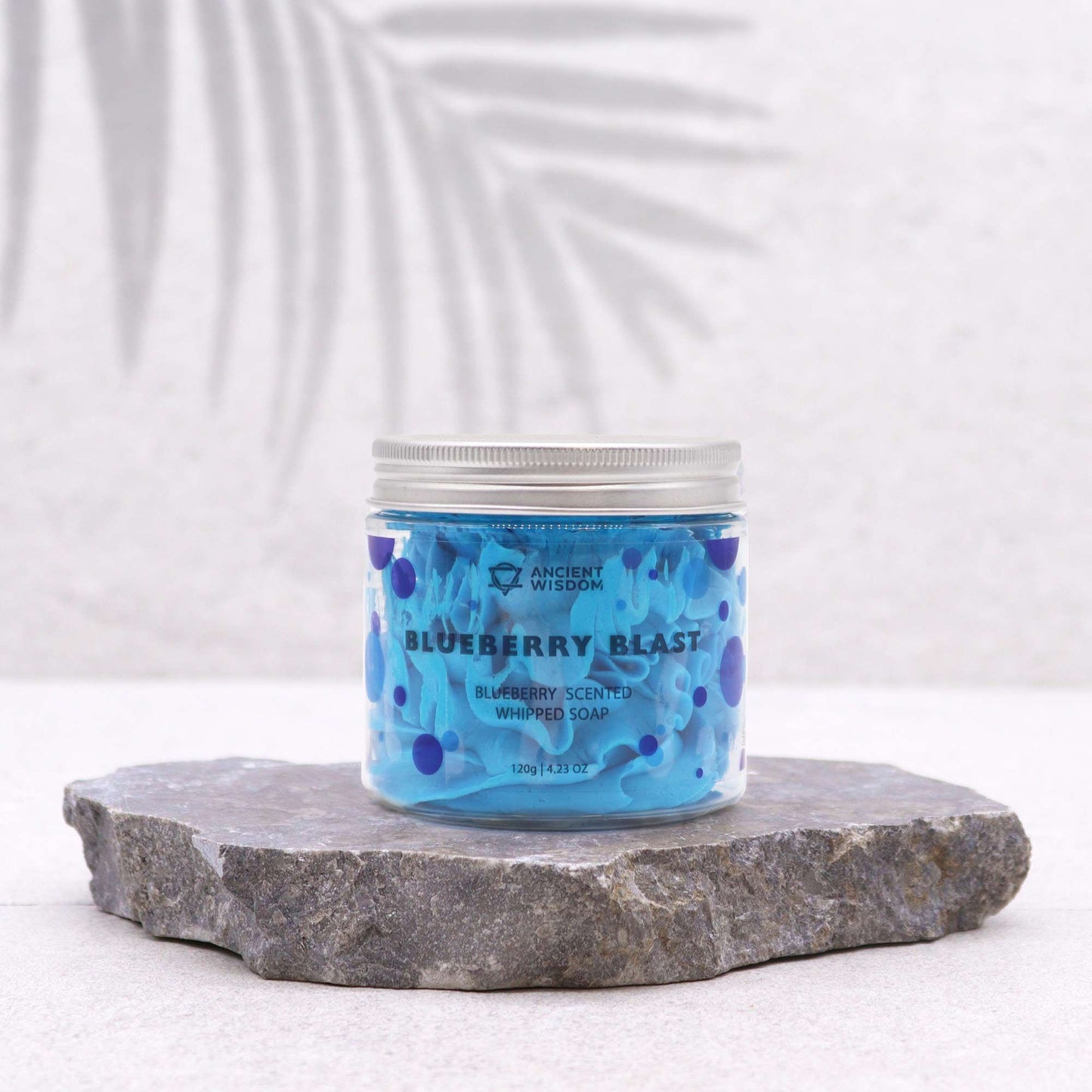 Cremige Schlagseife mit Heidelbeer-Duft (120g)