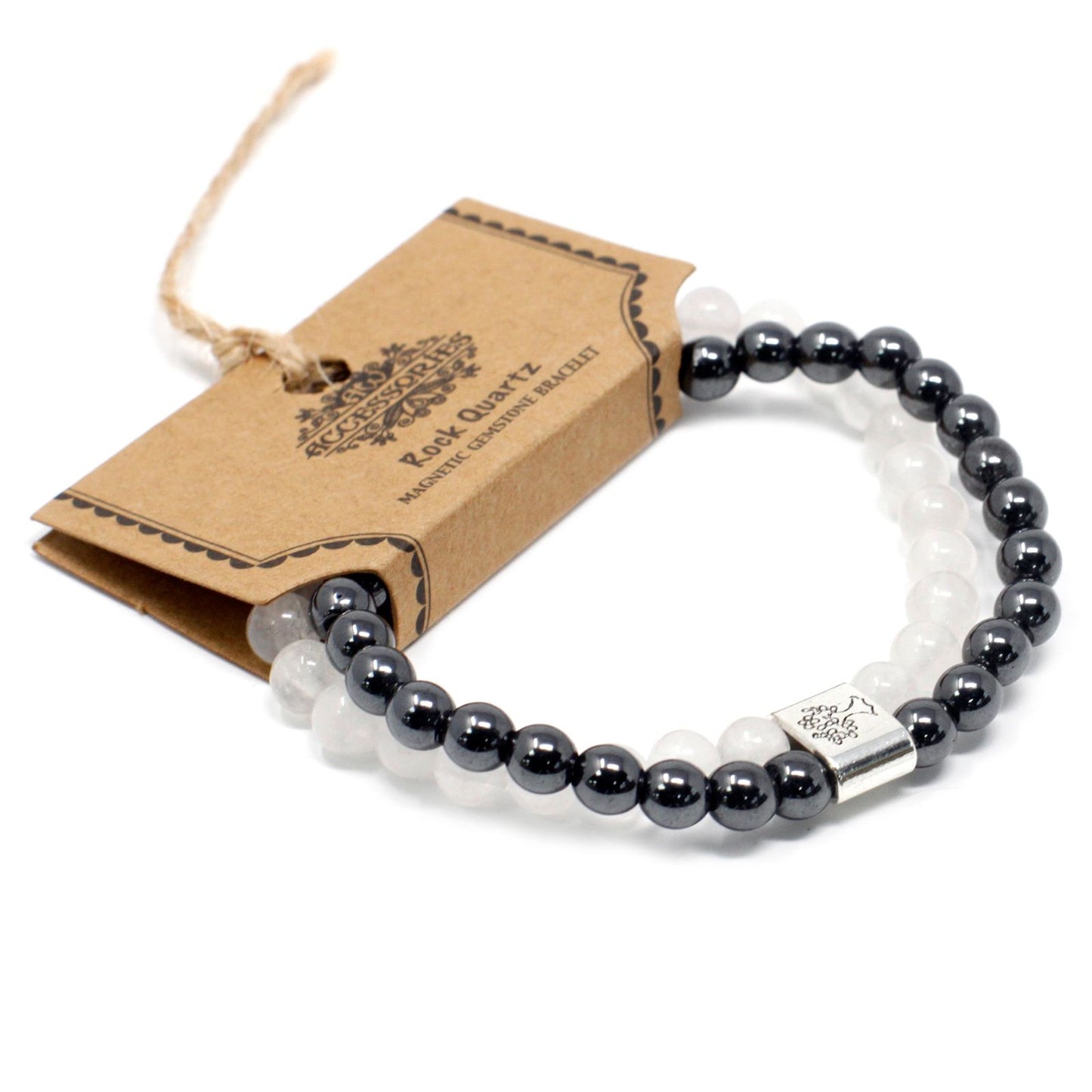 Magnetarmband mit Bergkristall – Stilvolles Edelstein-Armband für Ihr Wohlbefinden