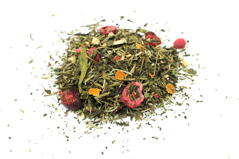 Drachenjuwel Grüntee Komposition – Sanfter Sencha & Lung Ching mit Fruchtnoten