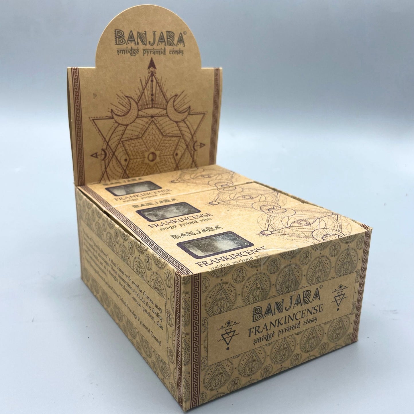 Banjara Räucherkegel Weihrauch - 10 Pyramidenkegel für Aroma & Atmosphäre