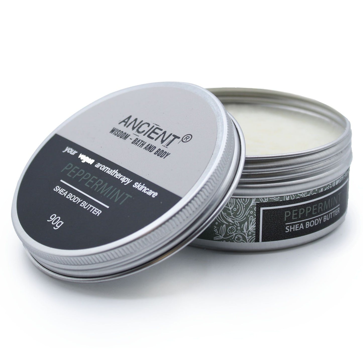 Erfrischende Shea-Minz Körperbutter für Aromatherapie – 90g