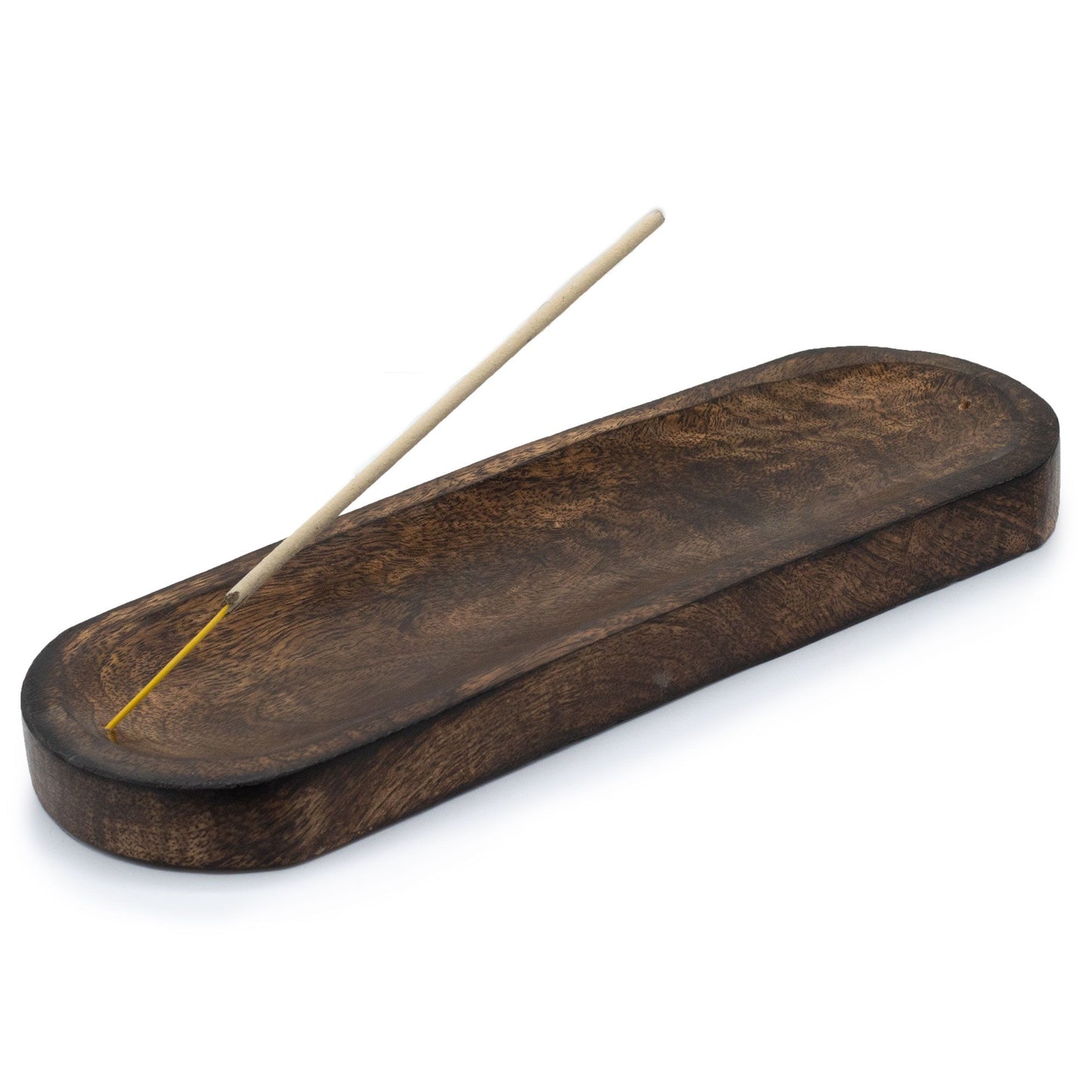 Räucherschale aus massivem Mangoholz | 30x10 cm | Handgefertigt