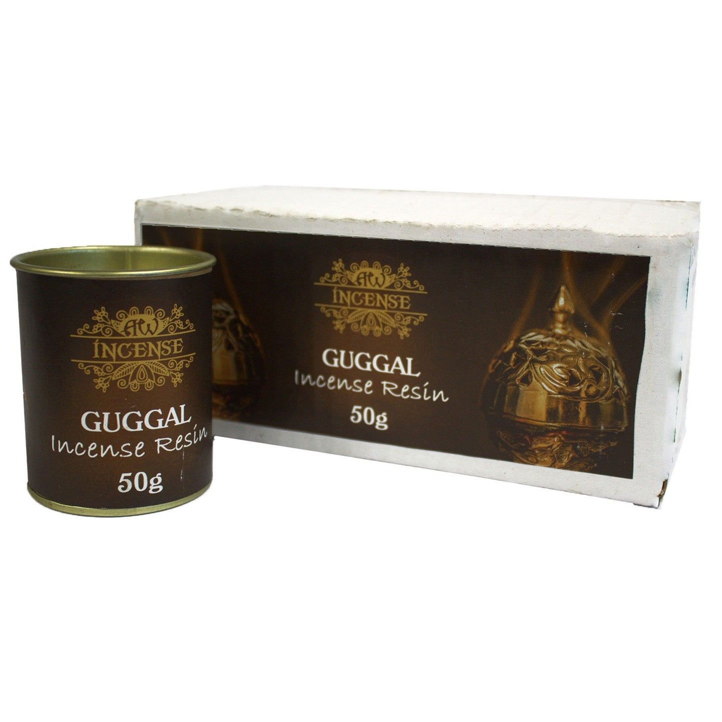 Guggul Räucherharz – 50g reines Naturharz im Metalldöschen