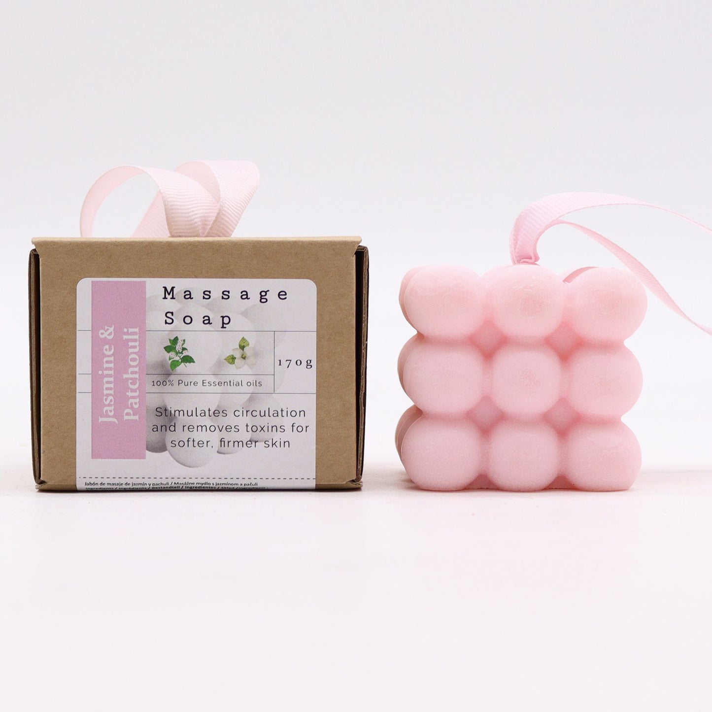 Massageseife Jasmin & Patchouli – Verwöhnritual im Geschenkkarton