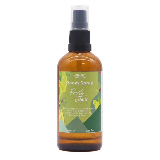 Raumspray Frischer Vetiver 100ml – Sommerliche Frische mit ätherischen Ölen