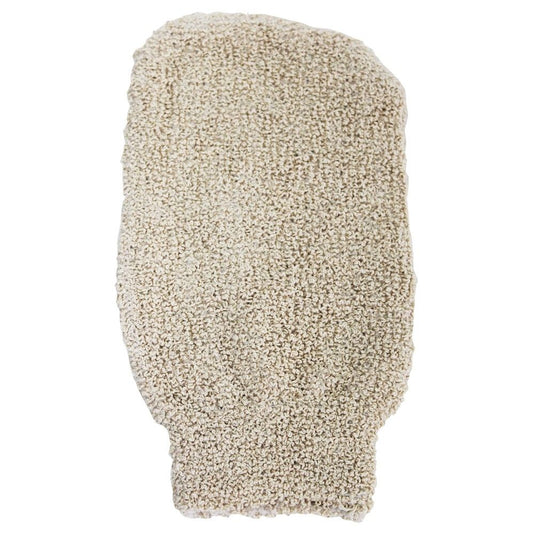 Peelinghandschuh aus Jute in Cream – Sanftes Hauterlebnis