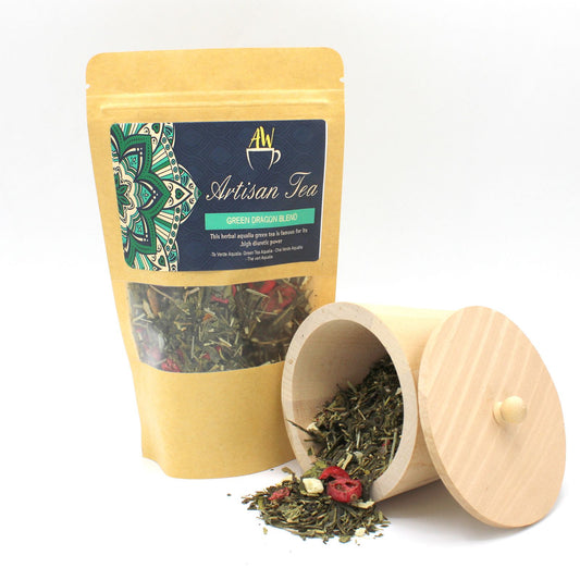 Drachenjuwel Grüntee Komposition – Sanfter Sencha & Lung Ching mit Fruchtnoten