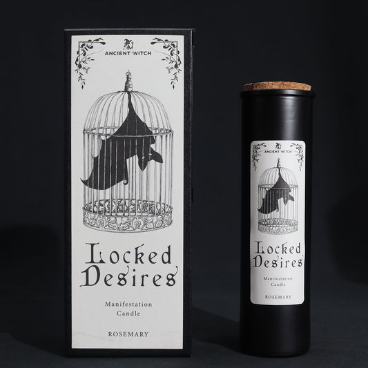 Locked Desires – Ritualkerze aus Sojawachs mit Rosmarinduft
