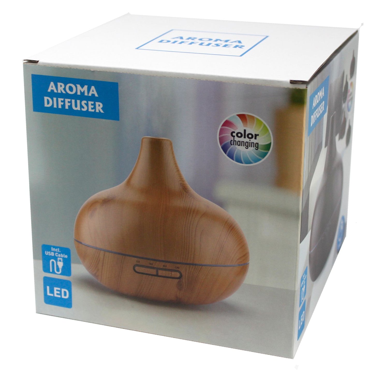 Santorini Ultraschall-Diffuser mit Muschel-Design & Farbwechsel (400ml)