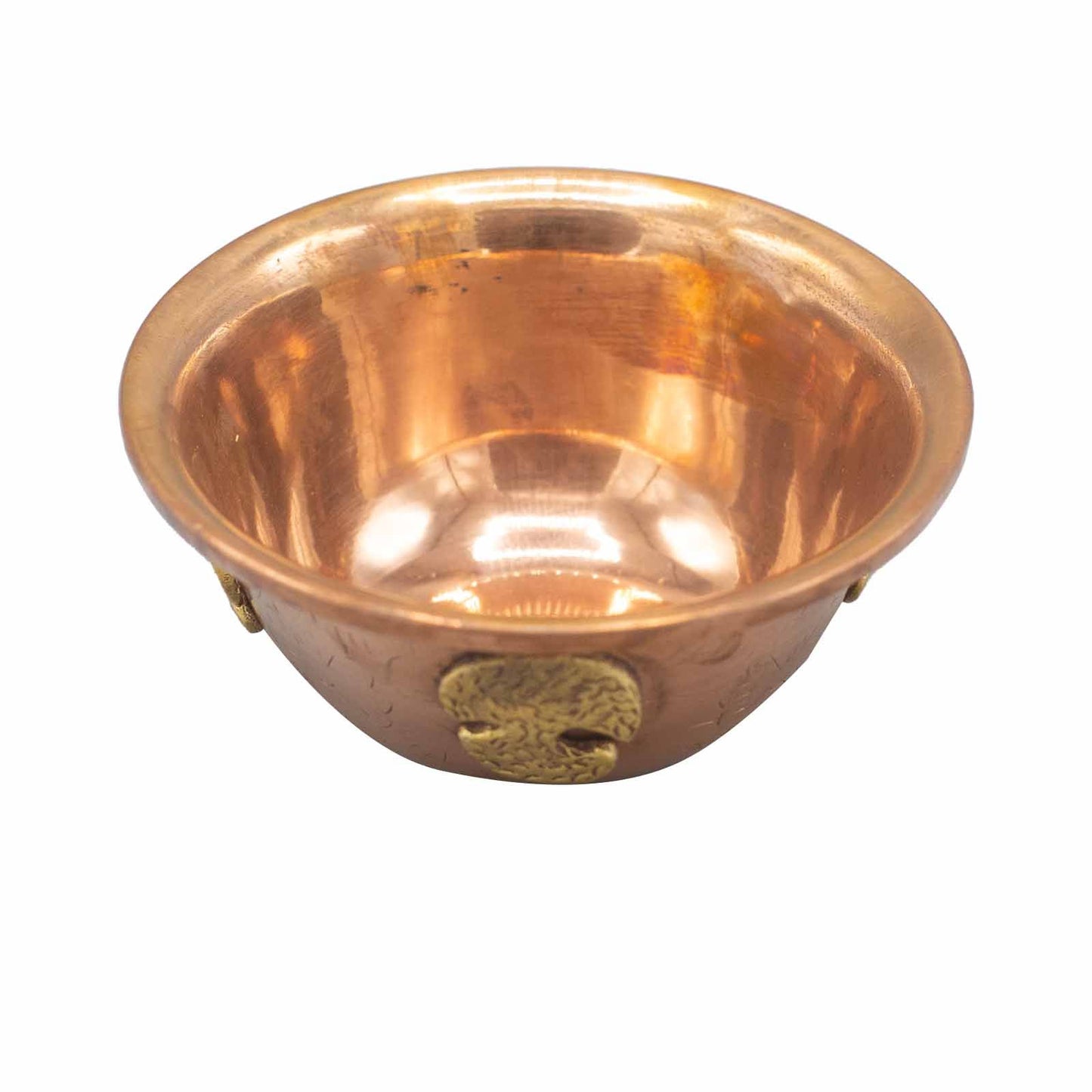Ritualschale aus Kupfer mit Lebensbaum-Gravur – 12 cm