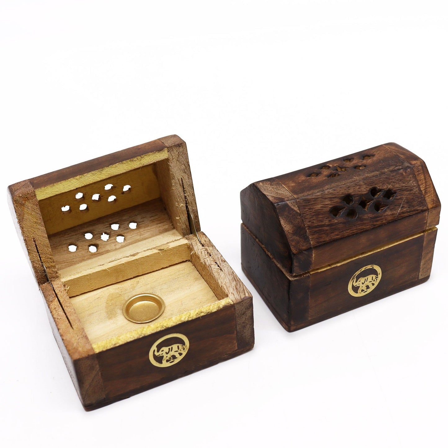 Räucherbox aus Mangoholz – Handgefertigtes Unikat für Aroma & Stil
