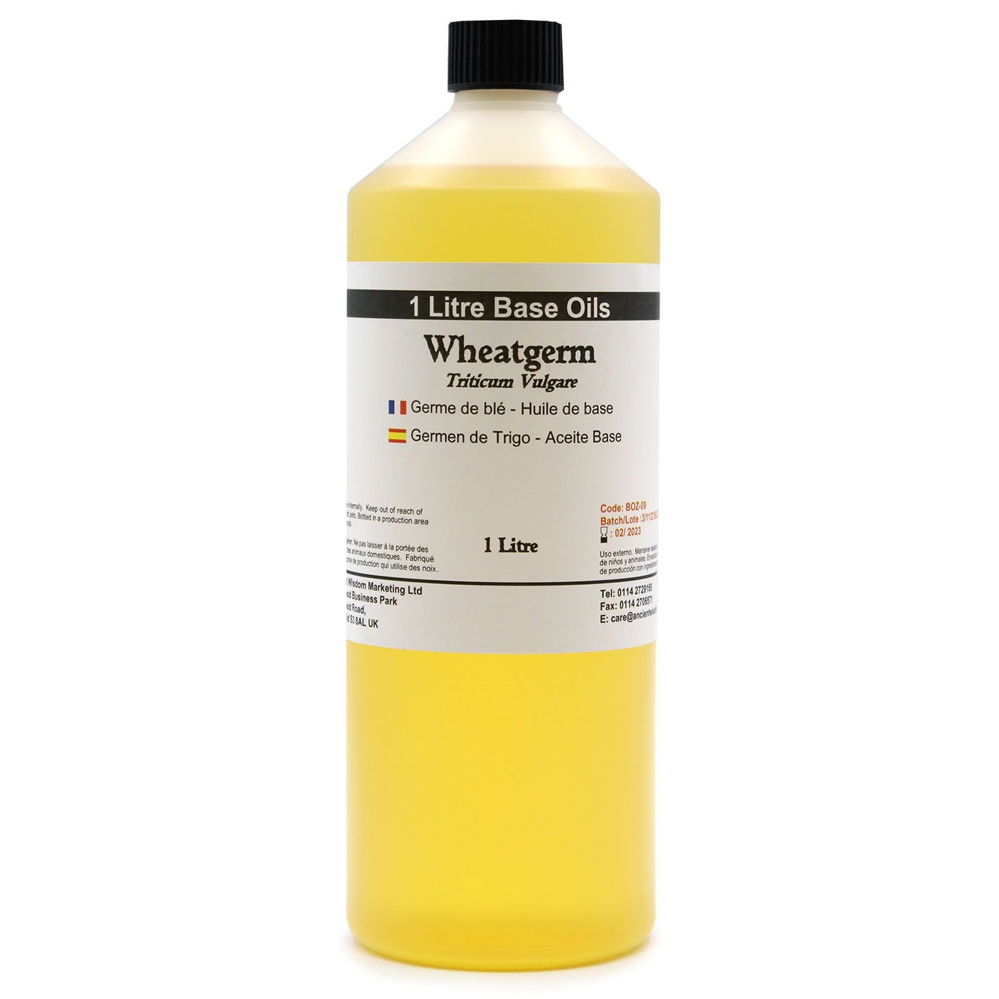 Reines Weizenkeimöl 1 Liter - Premium Basisöl für Hautpflege & Aromatherapie
