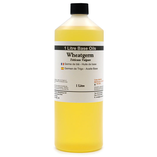 Reines Weizenkeimöl 1 Liter - Premium Basisöl für Hautpflege & Aromatherapie