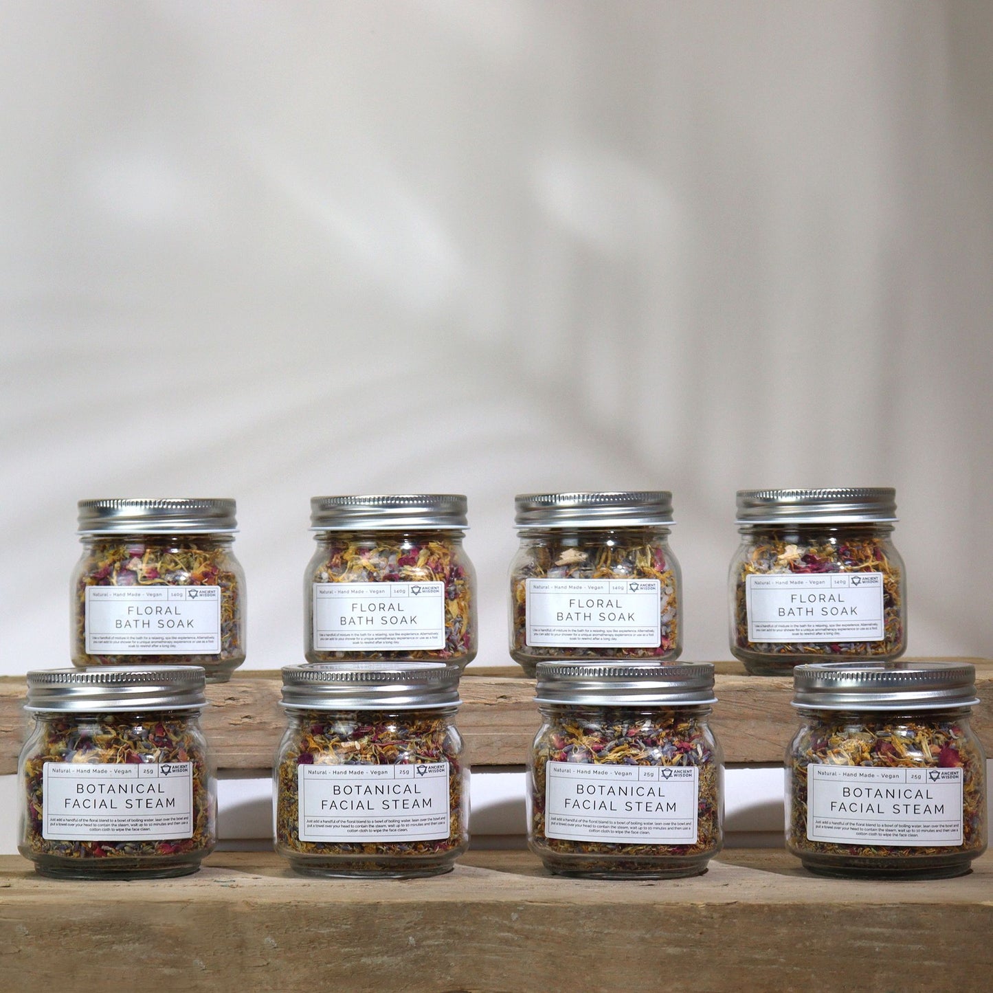 Natürliches Blütenbad-Salz – 140 g für ein sinnliches Wellness-Erlebnis