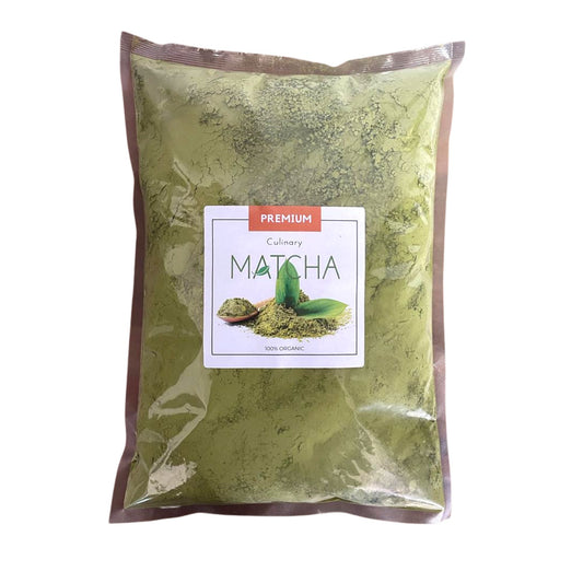 Bio Culinary Matcha Grüntee Pulver – 1 kg Beutel für die kreative Küche