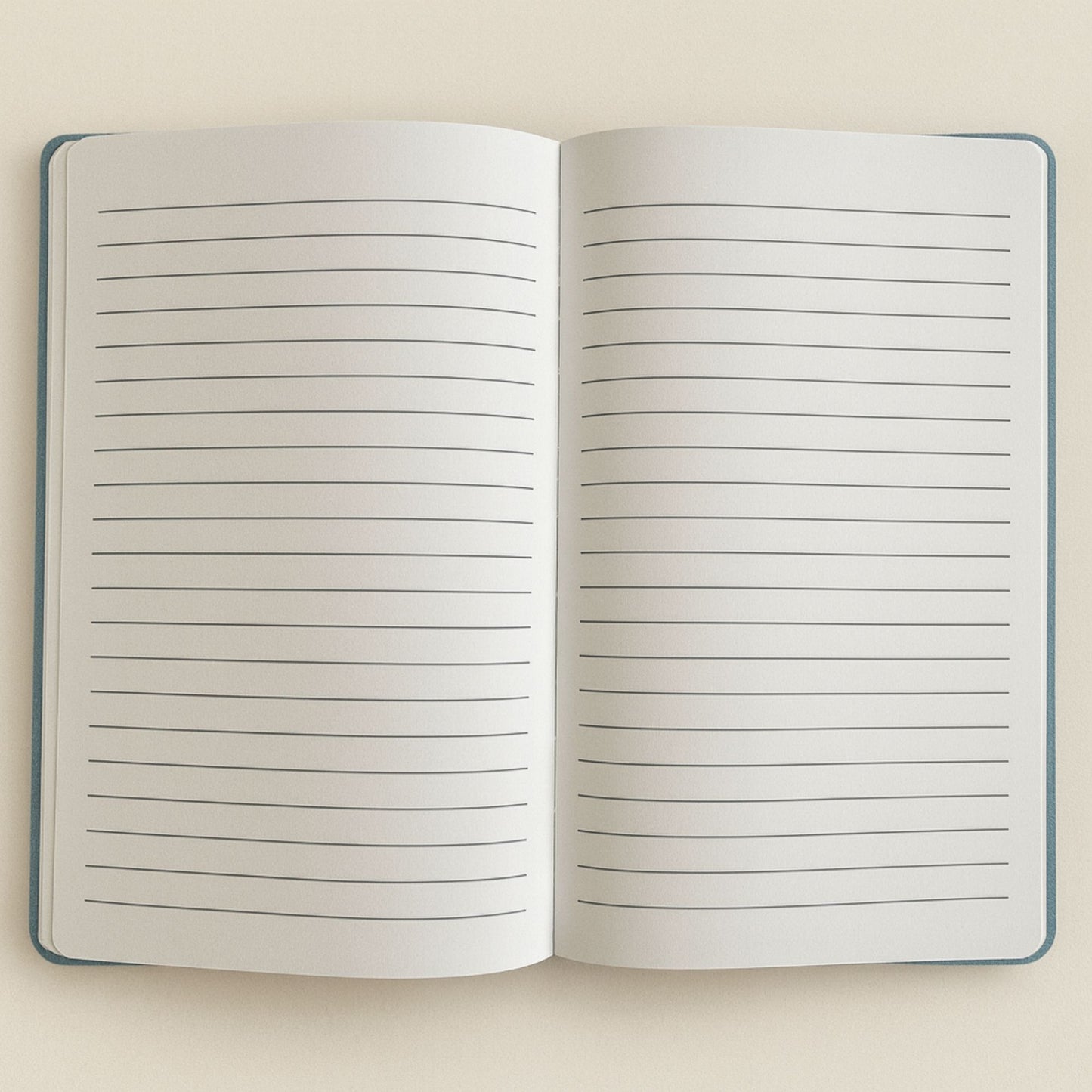 Notizbuch aus Samt in Dunkelblau – 80 Seiten mit Silberprägung 'Stay Wild Moon Child'