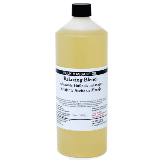Premium Massageöl Entspannung – 1kg mit Lavendel & Kamille