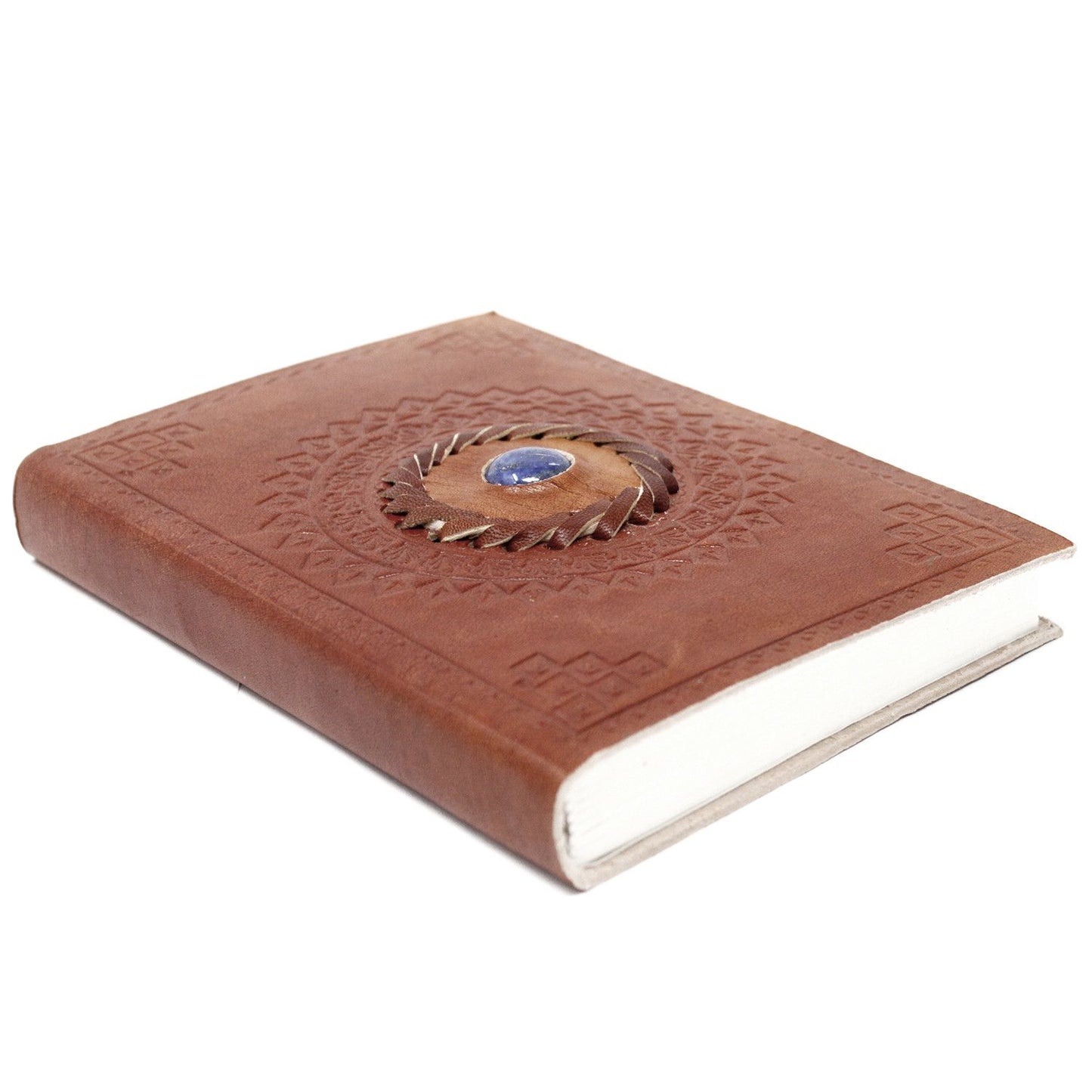 Ledernotizbuch Lapis Lazuli | Handgefertigt | 17x12 cm | 200 Seiten