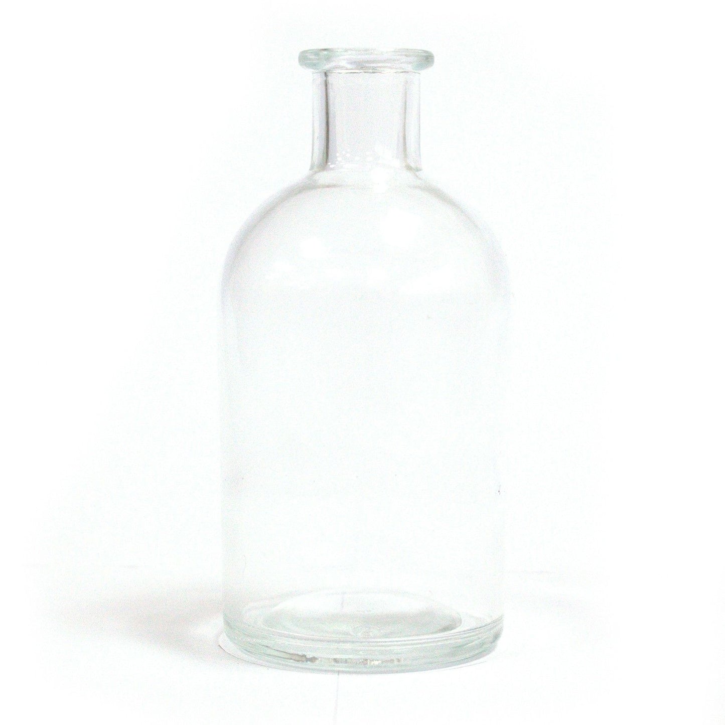 Runde Diffusorflasche im Antik-Design, 200 ml, aus Klarglas