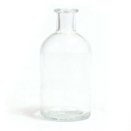 Runde Diffusorflasche im Antik-Design, 200 ml, aus Klarglas
