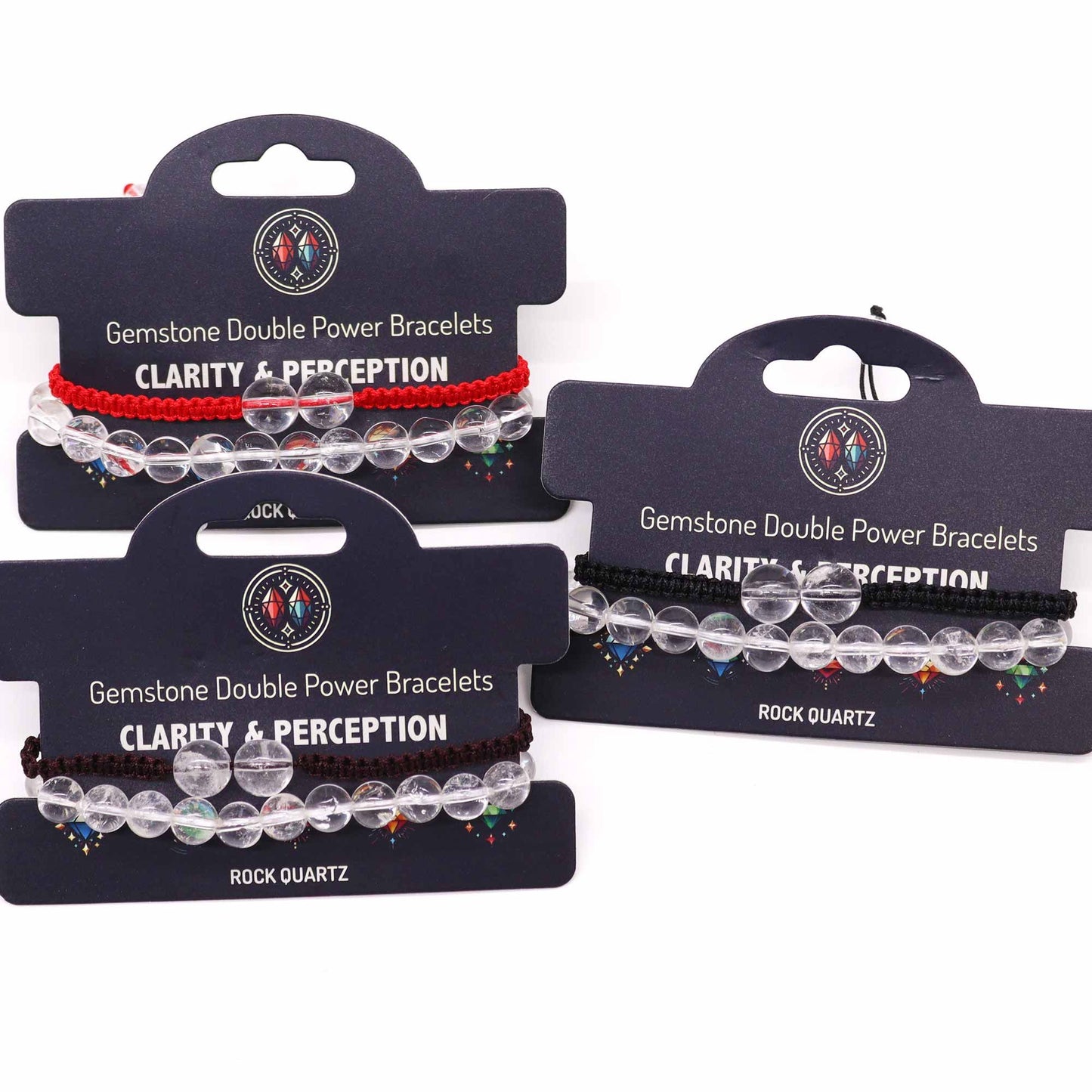 Doppelarmband mit Bergquarz – Kristallenergie für Klarheit & Balance