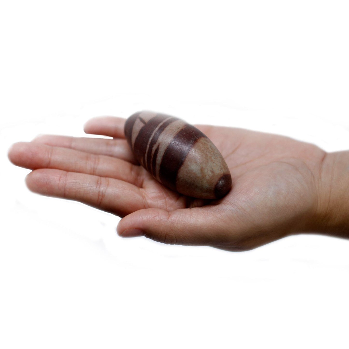 Shiva Lingam Stein aus dem Narmada-Fluss | 7,5 cm | Handpoliertes Unikat