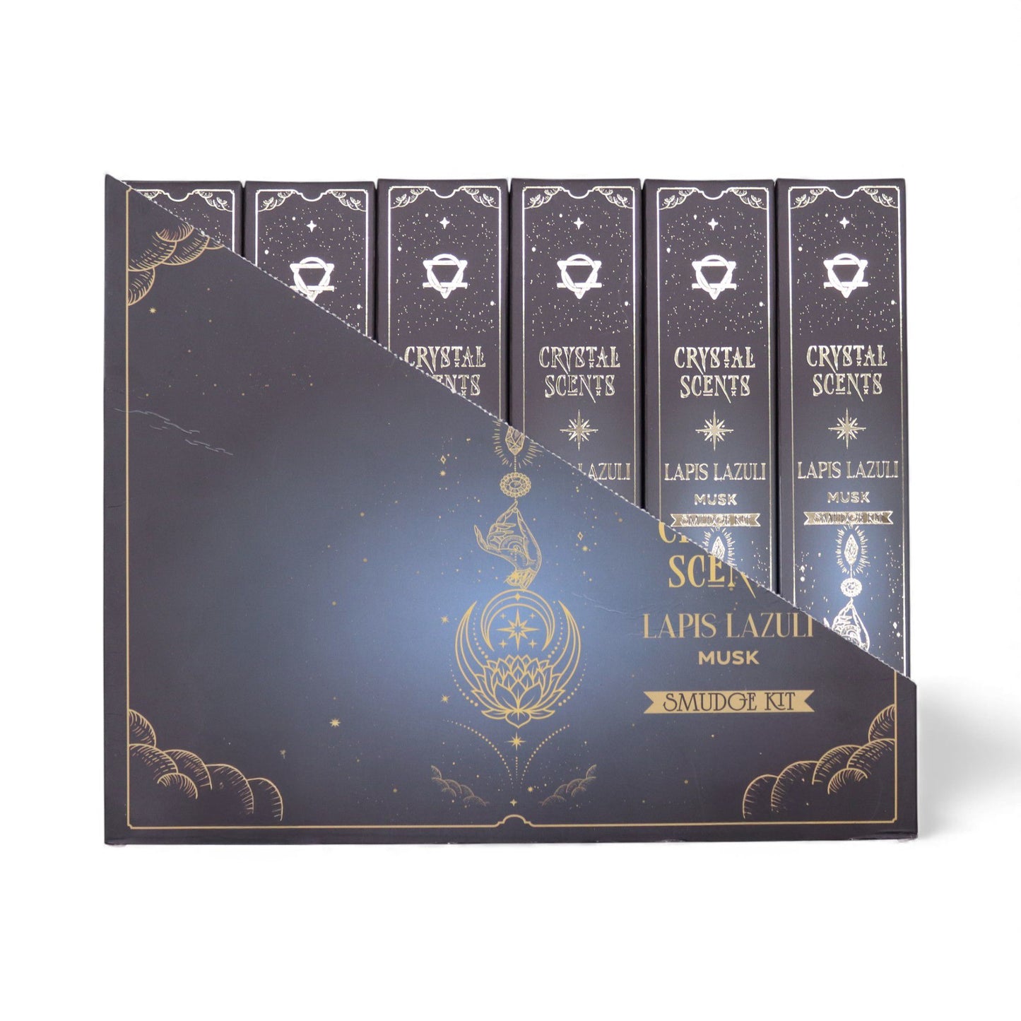 Räucherstäbchen-Set Lapislazuli & Moschus – Handgefertigte Duftkomposition