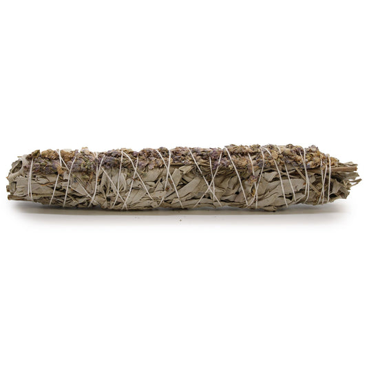 Räucherbündel aus weißem Salbei & Lavendel – 22,5 cm für Reinigung & Entspannung
