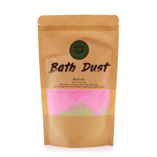 Retro Badepulver 200g mit Shea Butter – Sanftes Sprudelbad