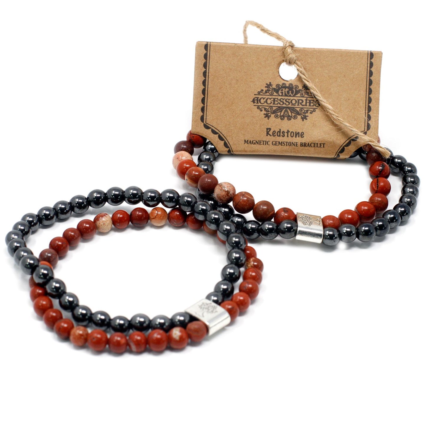Magnetarmband aus Rotstein – Handgefertigtes Edelstein-Accessoire