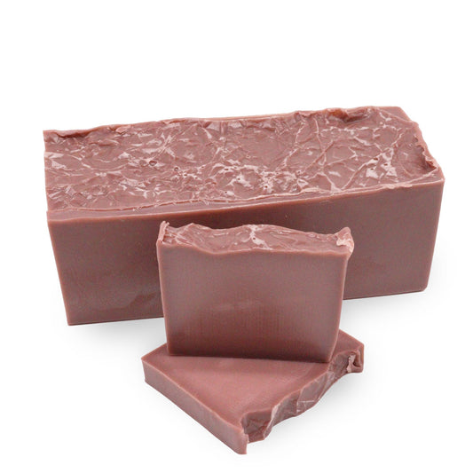Naturseife Himbeer-Vanille – Handgesiedet, 140g