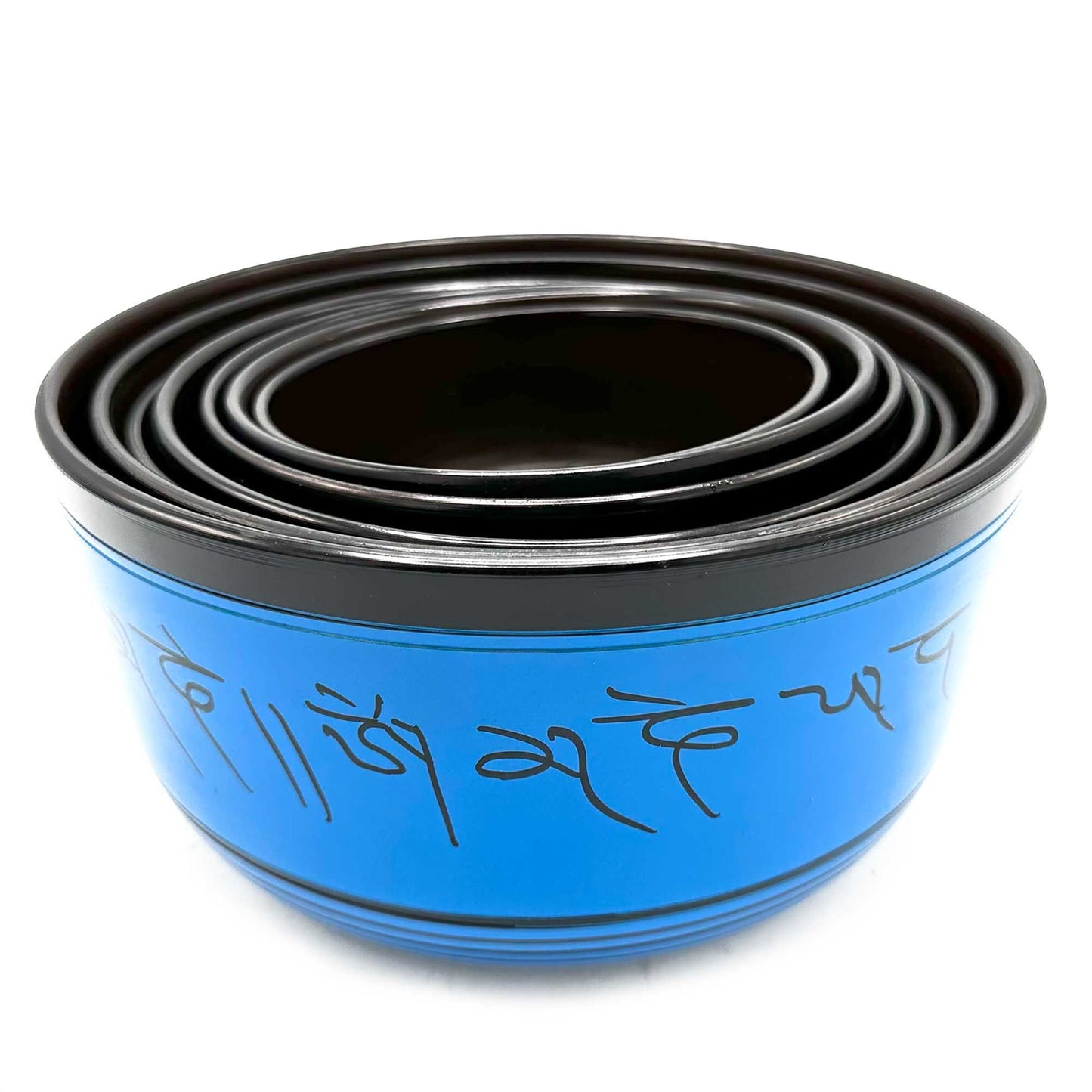 Handgefertigtes Chakra-Klangschalen-Set mit 7 Schalen (19,5-35 cm)