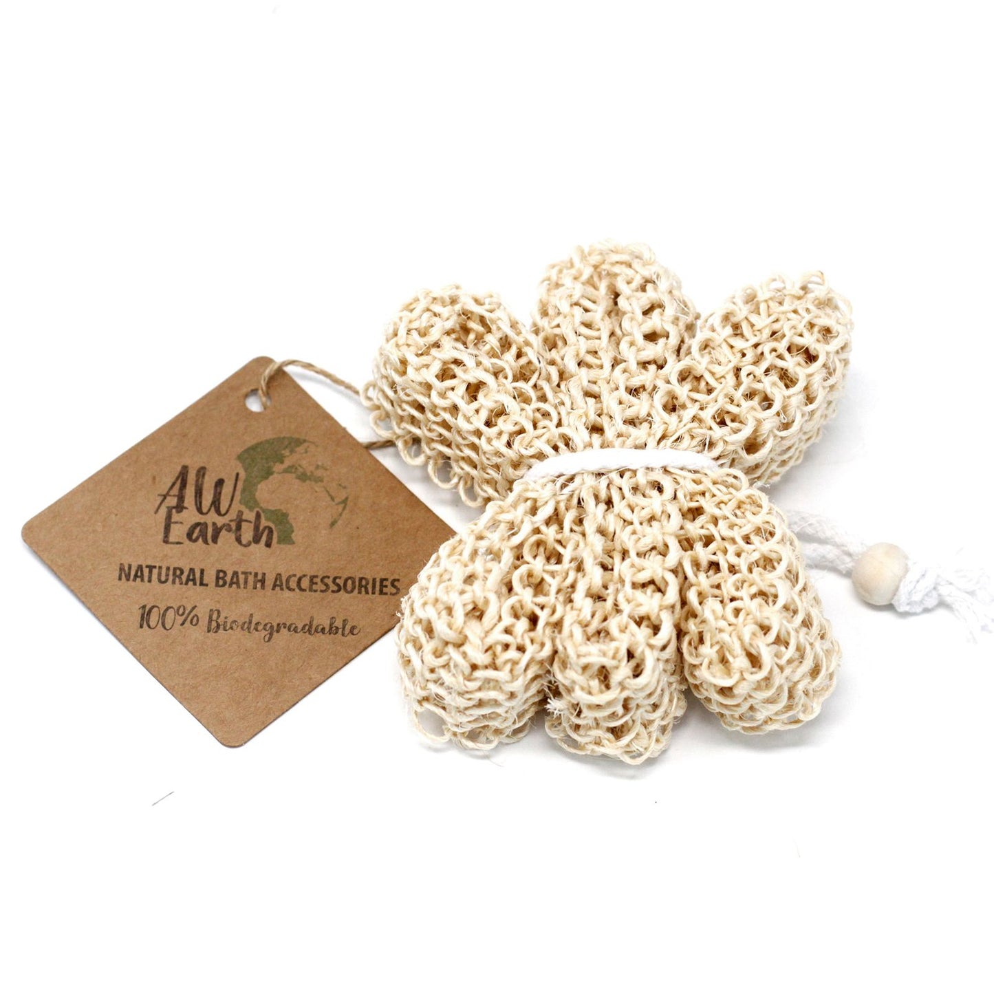 Natürlicher Peeling-Schwamm aus Sisal & Baumwolle – Sanftes Hauterlebnis