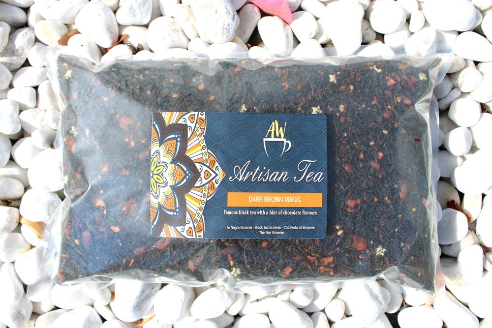 Schwarzer Tee Dark Brown Magic - Schokoladige Genussmischung (1 Kg)