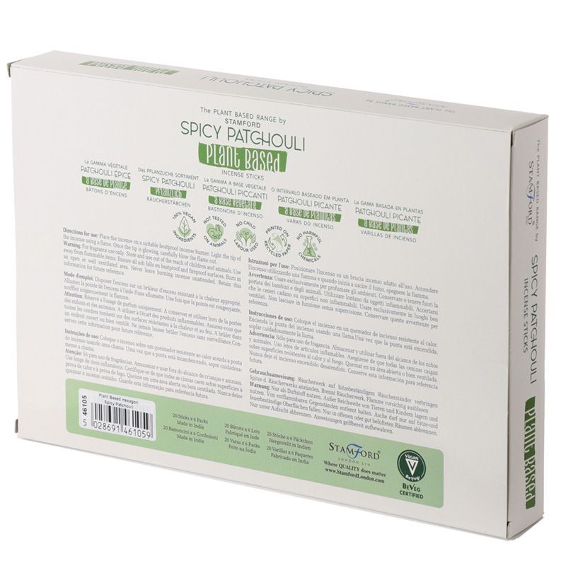 Natürliche Räucherstäbchen Spicy Patchouli - Handgerollte Duftspitzen