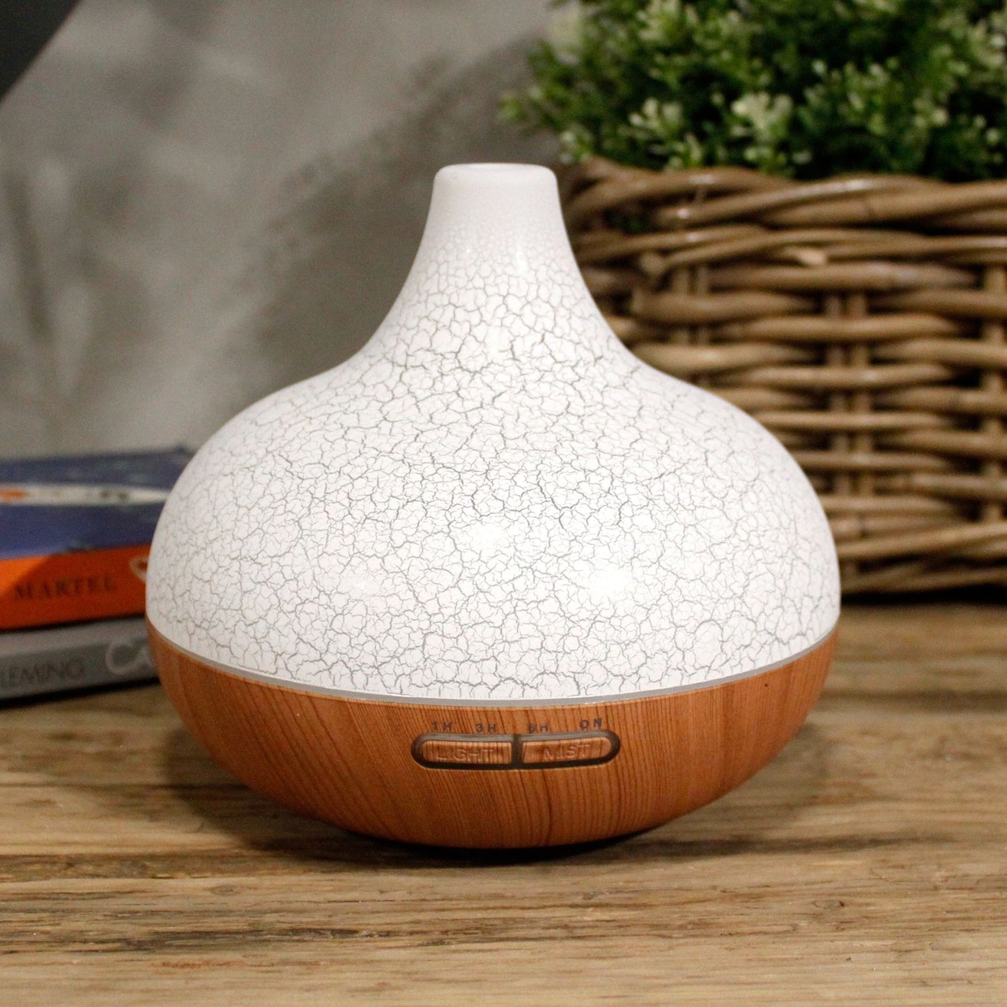 Santorini Ultraschall-Diffuser mit Muschel-Design & Farbwechsel (400ml)