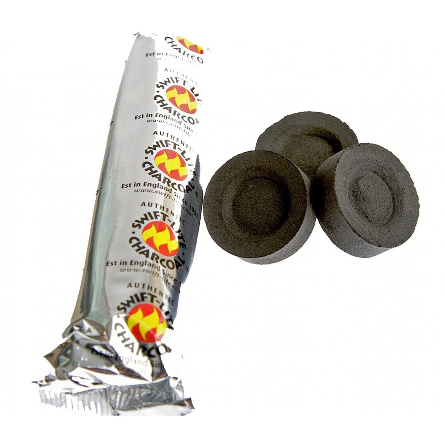 Premium Räucherkohle-Set – 10 Tabletten für Harze & Kräuter