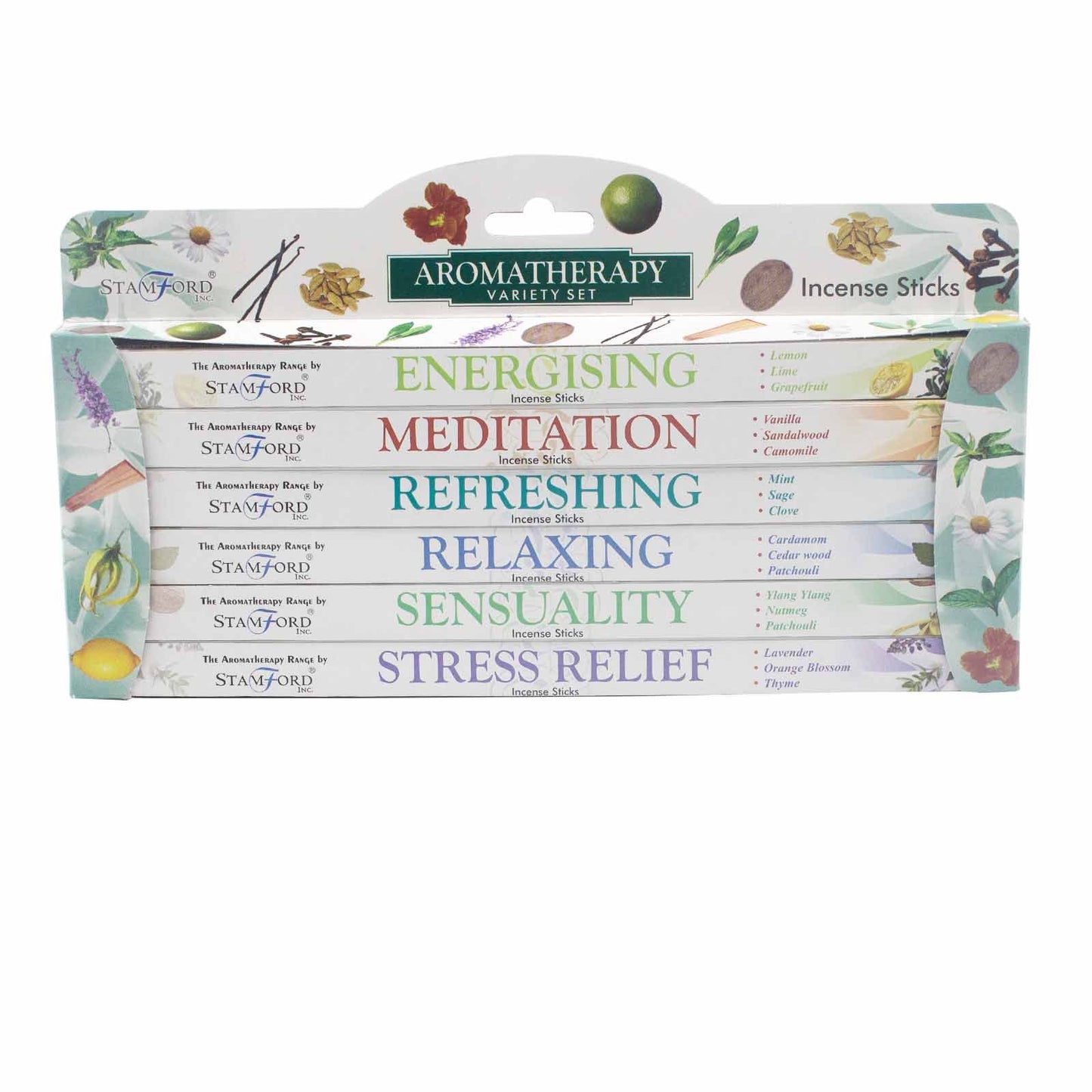 Harmonie-Geschenkset – 6 exklusive Räucherstäbchen für intensive Aromatherapie