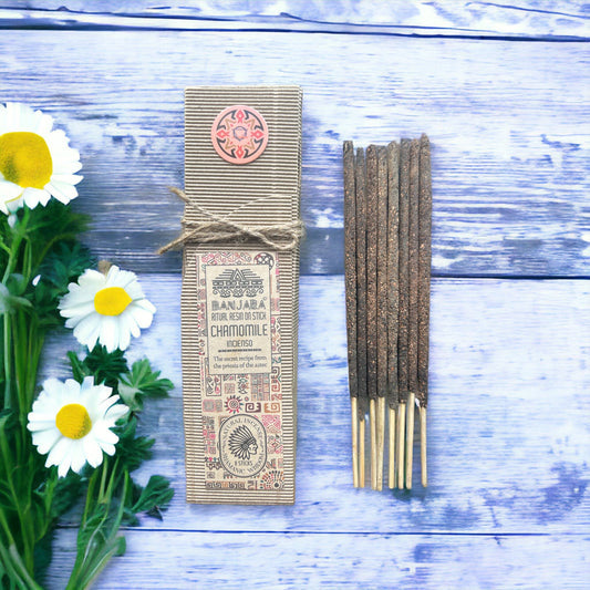 Ritualharzstäbchen Kamille – 8 Stück für innere Ruhe
