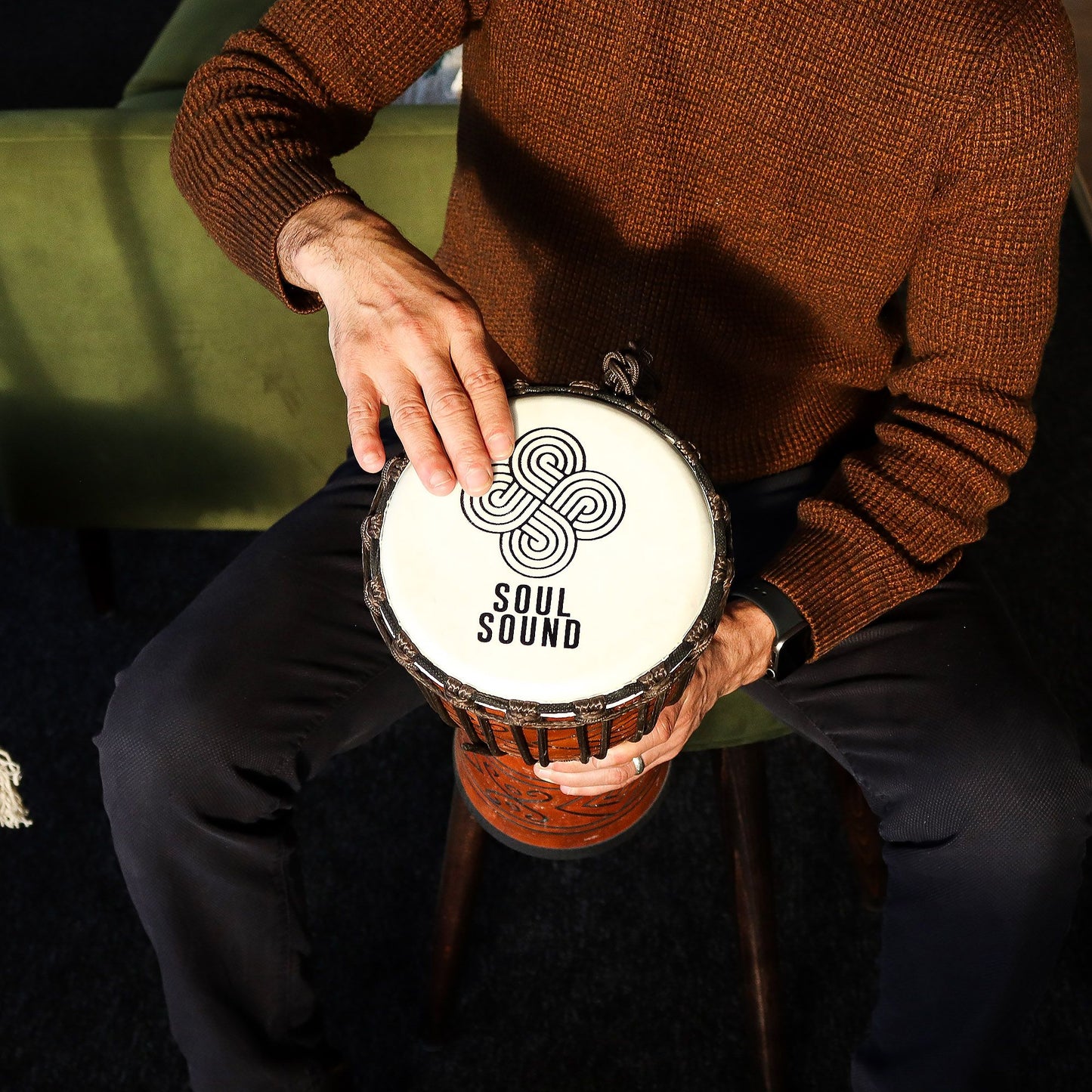Medium Pro Djembe Trommel - Soul Sound mit tiefem, vollem Klang