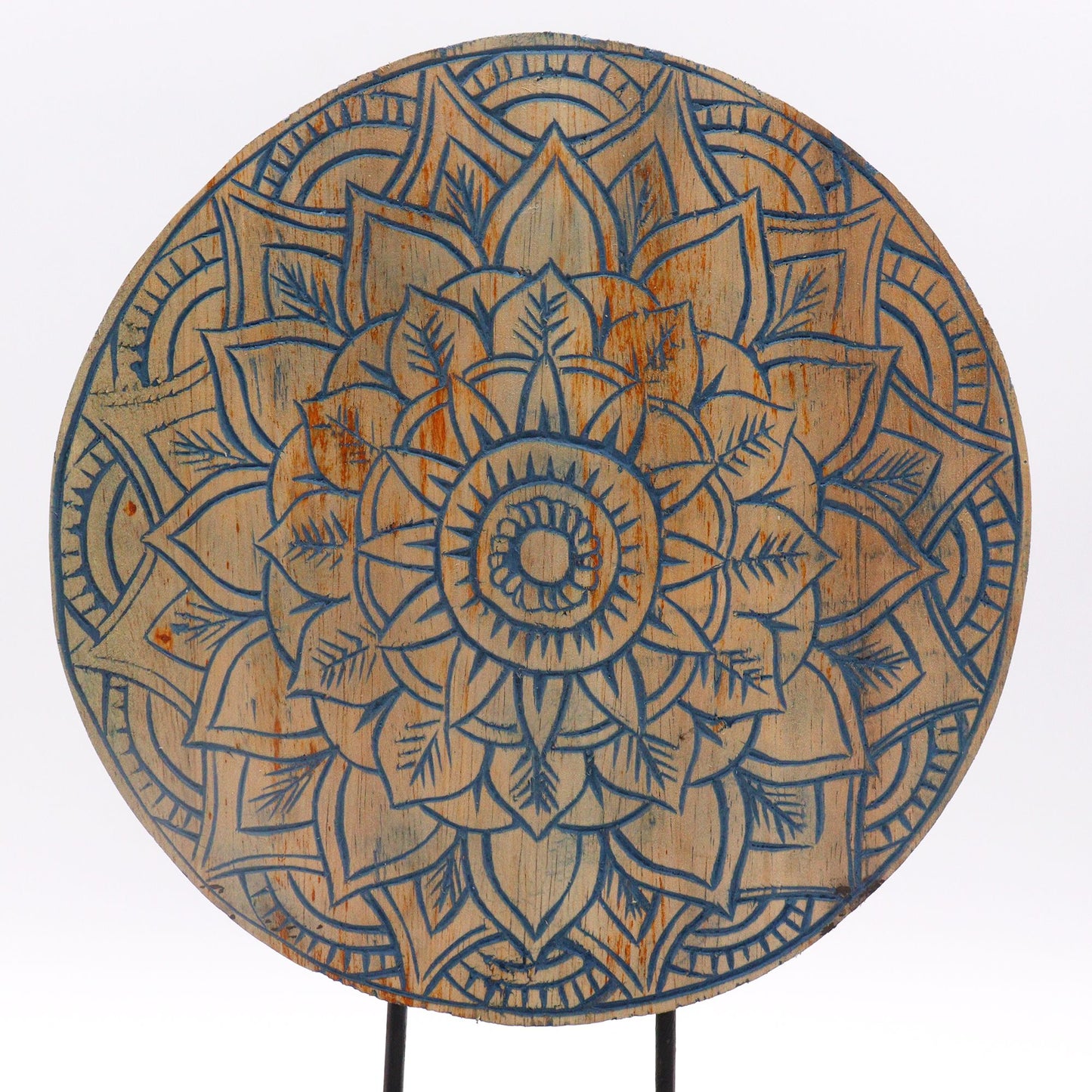 Feng Shui Set 'Harmonie-Mandala' mit Buddha-Figuren in Blau